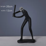 Sports Figures Resin Ornament