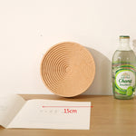 Ribbed Wood Serving Board Set