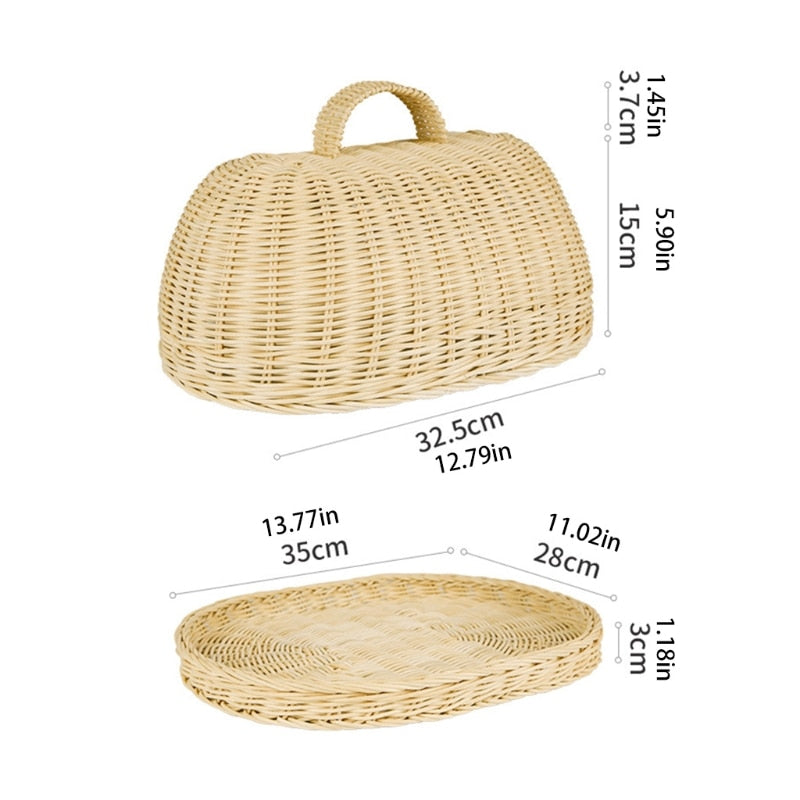 Rattan Bread Basket