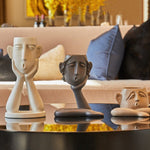 Resin Face Sculptures