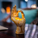 Candle Holder Mudra Hand