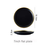 Black Tableware Set