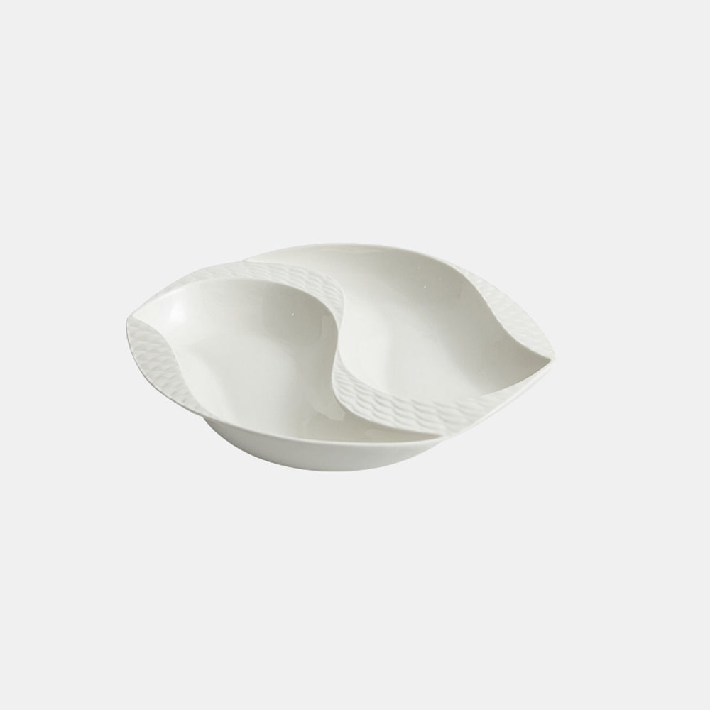 Divided Dinner Ceramic Plate