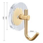 Acrylic Wall Hooks (set of 3)