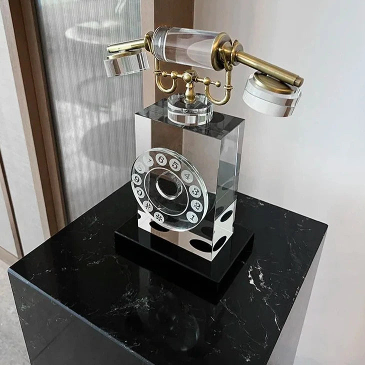 Vintage Crystal Telephone