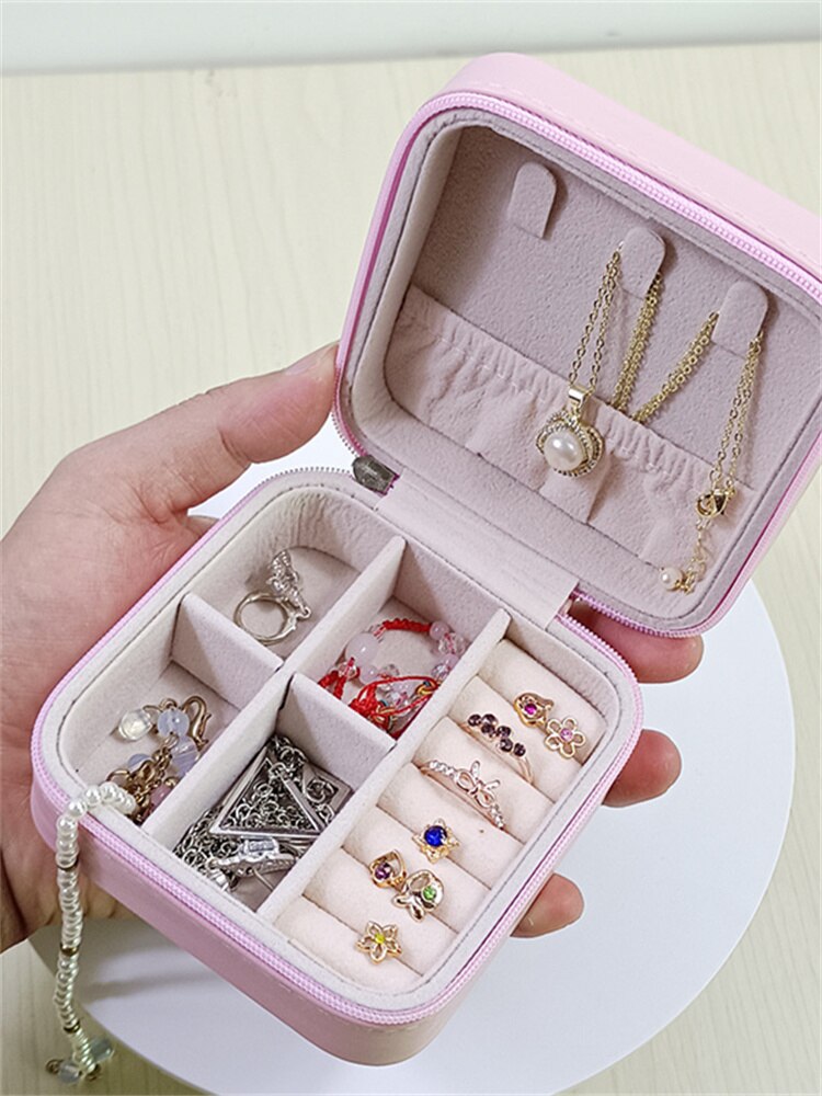 Portable Travel Jewelry Storage Box