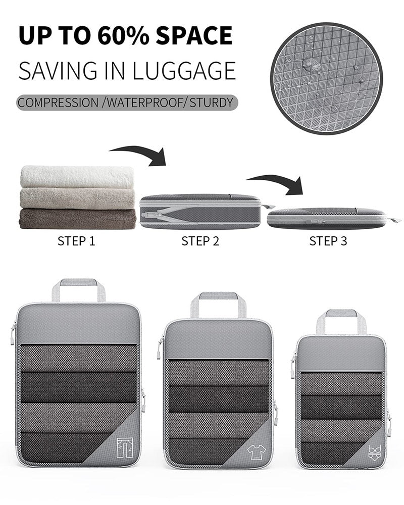 Compression Packing Cubes (set of 6)