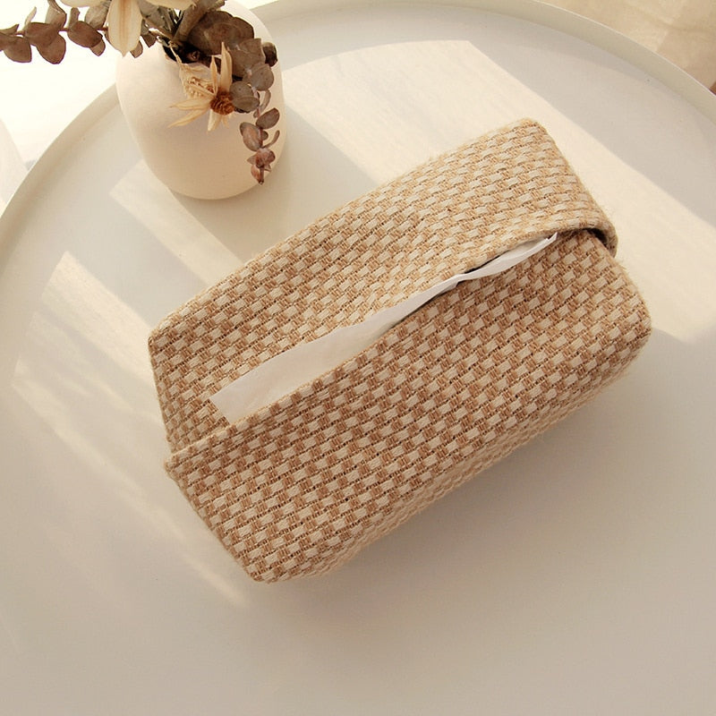 Japanese-Style Linen Tissue Box