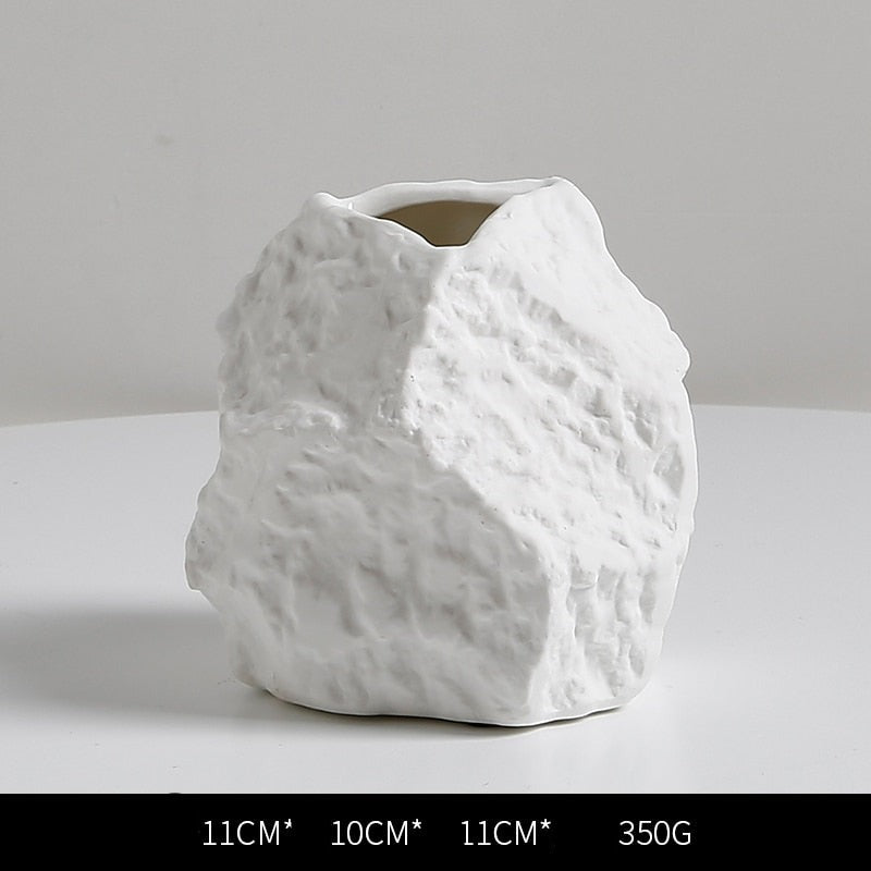Irregular Stone Rockery Ceramic Vase