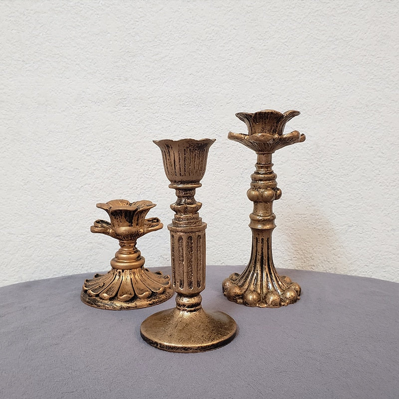 French Country Candle Holders