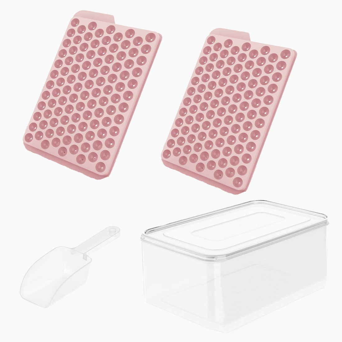 Mini Ice Ball Tray with Box and Scoop