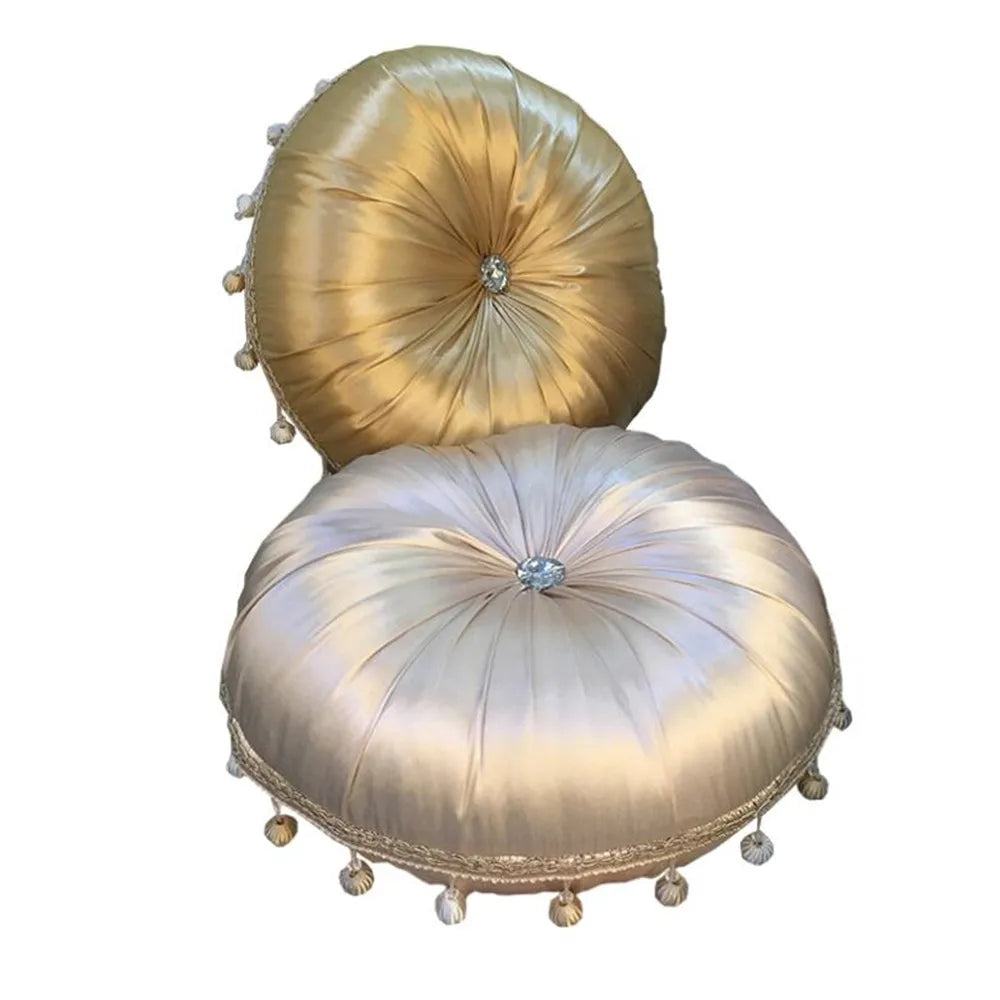 Round Satin Cushion