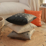 PU Leather Throw Cushion Covers