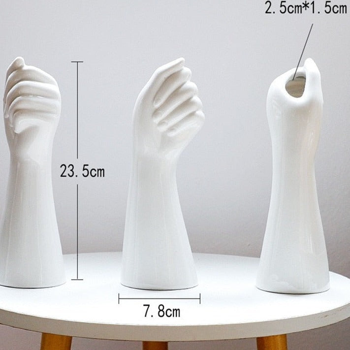 Ceramics Hand Vase